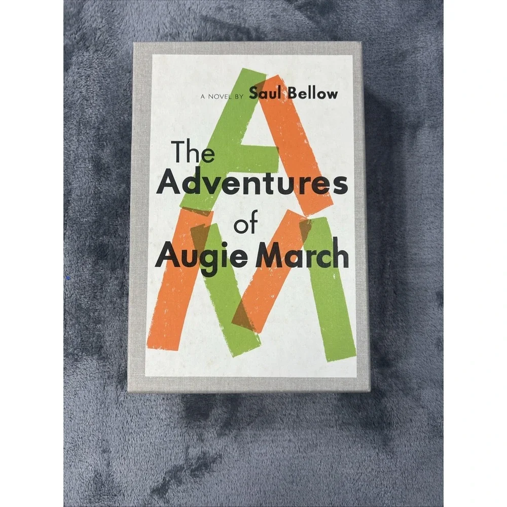 The Adventures of‎ Augie March Book Saul Bellow First Edition Library Insert